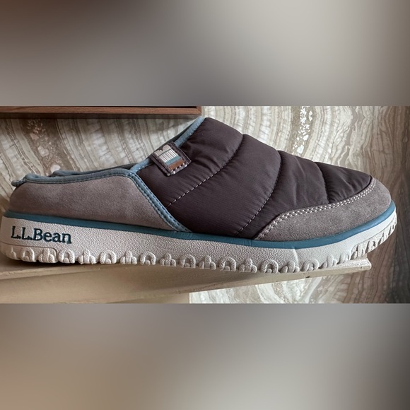 LL Bean womens 10 Mountain Classic Quilted Slides Shoes Slippers Indoor Outdoor - Picture 2 of 14